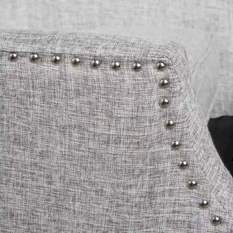 Fotel rozkładany typu wingback z mechanizmem push-back, tapicerowany, w klasycznym stylu, do salonu