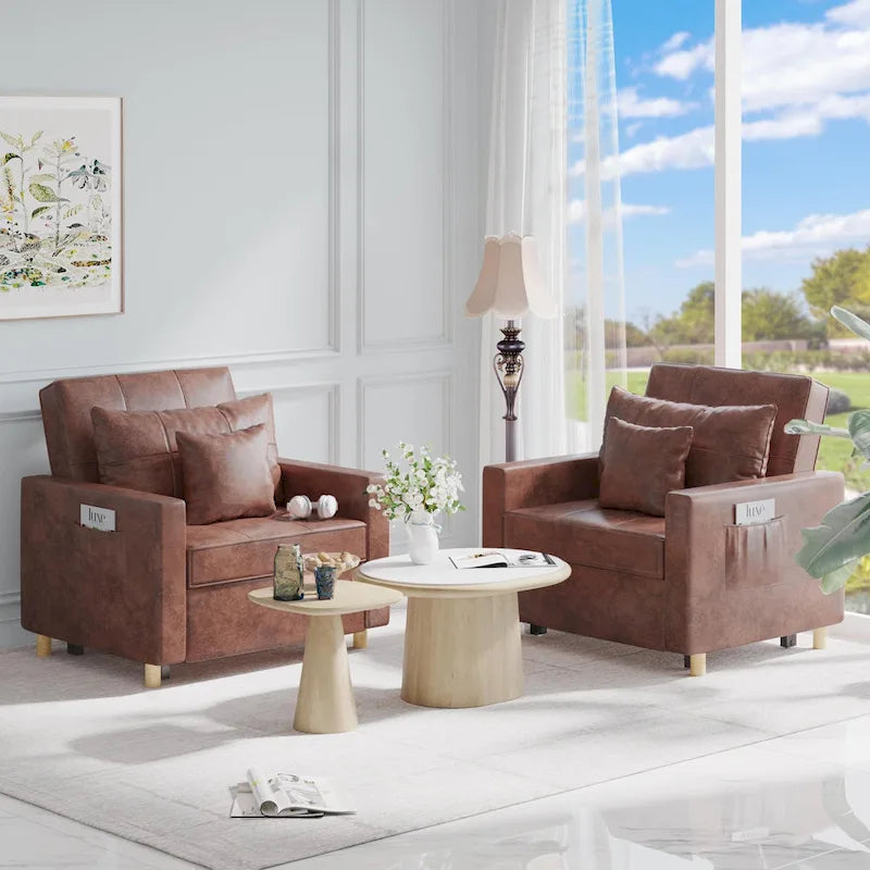 Poltrona-cama ajustável, convertível em 3 funções, várias cores, para 1 pessoa