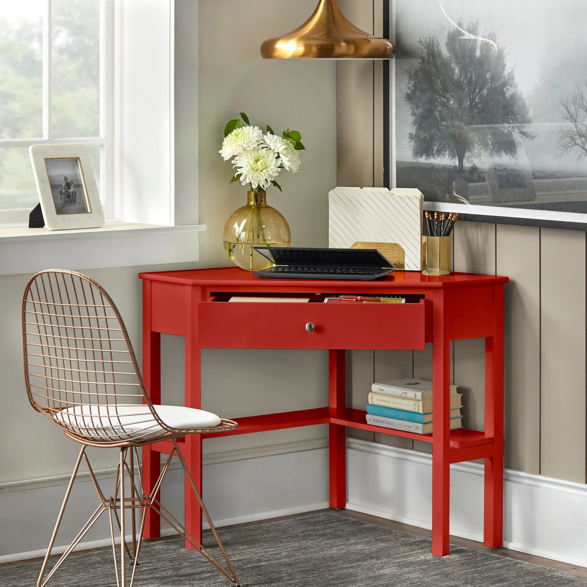 Porch & Den Lincoln Corner Desk