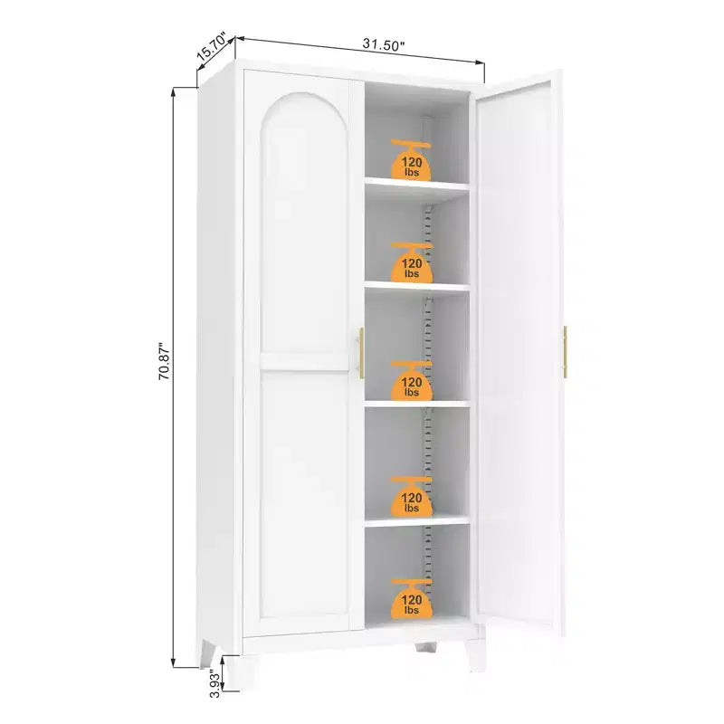 Armário de arrumação Homy Casa com 4 portas, painéis de cana e prateleiras ajustáveis para sala de estar, sala de jantar ou entrada, preto e natural