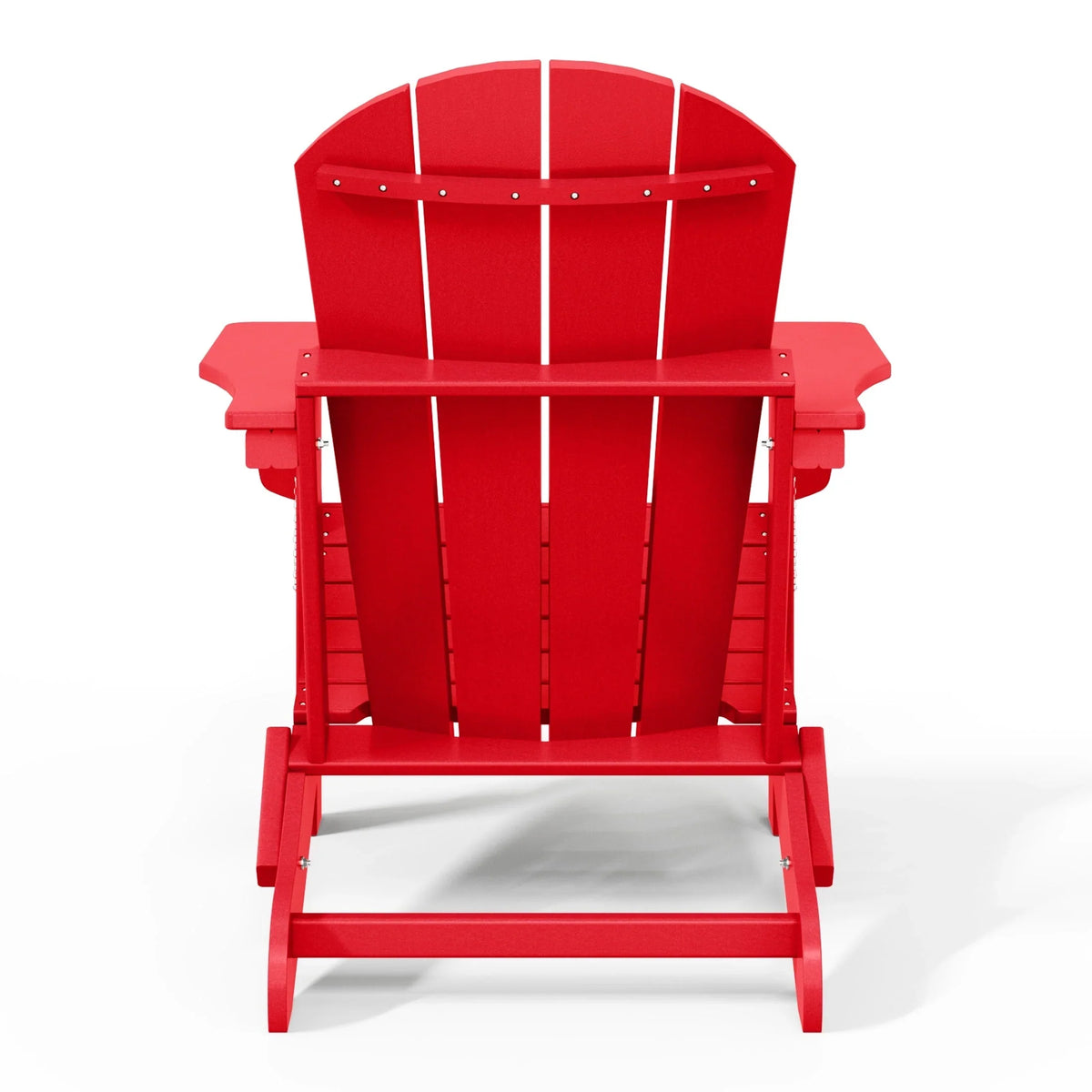 Polytrends Laguna Fade Resistant All Weather Outdoor Patio Folding Adirondack Chair