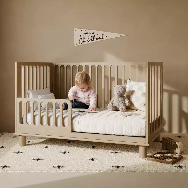 Lit bébé convertible 3-en-1 Storkcraft Sicily Deluxe avec barrière de sécurité pour tout-petit