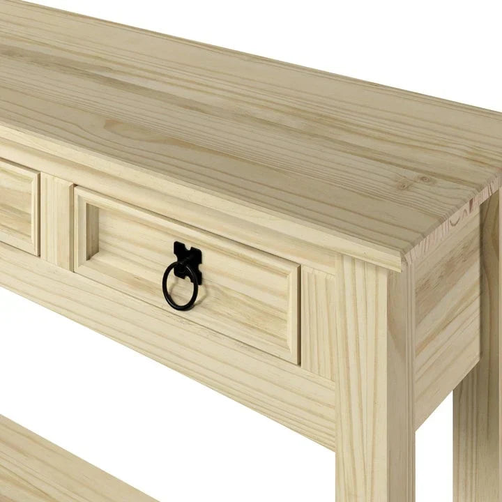 Console d’entrée en bois à 3 tiroirs Corona | Furniture Dash - N/A