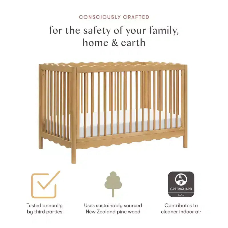 Lettino trasformabile Babyletto Swell 4-in-1 con kit di conversione in letto per bambini