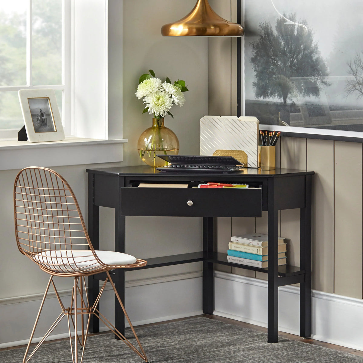 Porch & Den Lincoln Corner Desk