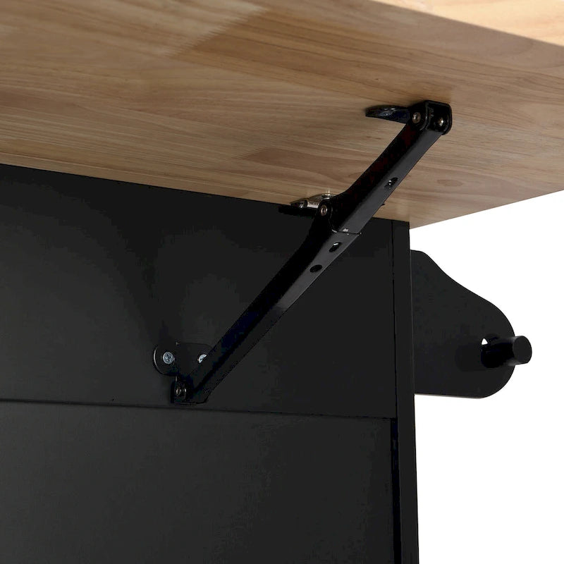 Conjunto de ilha de cozinha TOPMAX com aba rebatível e 2 lugares, conjunto de mesa de jantar com prateleira ajustável, gavetas e toalheiro