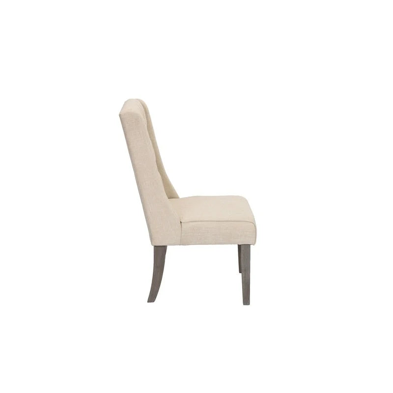 Set da pranzo rustico grigio allungabile Best Quality Furniture da 9 pezzi