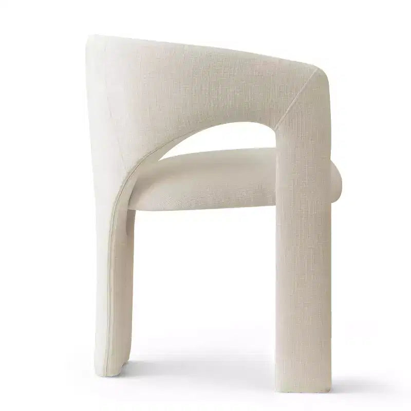 Ensemble de petite table à manger pour 2 personnes, chaises rembourrées beiges, table ronde à piètement central, mobilier de cuisine moderne et compact-Panipeachy