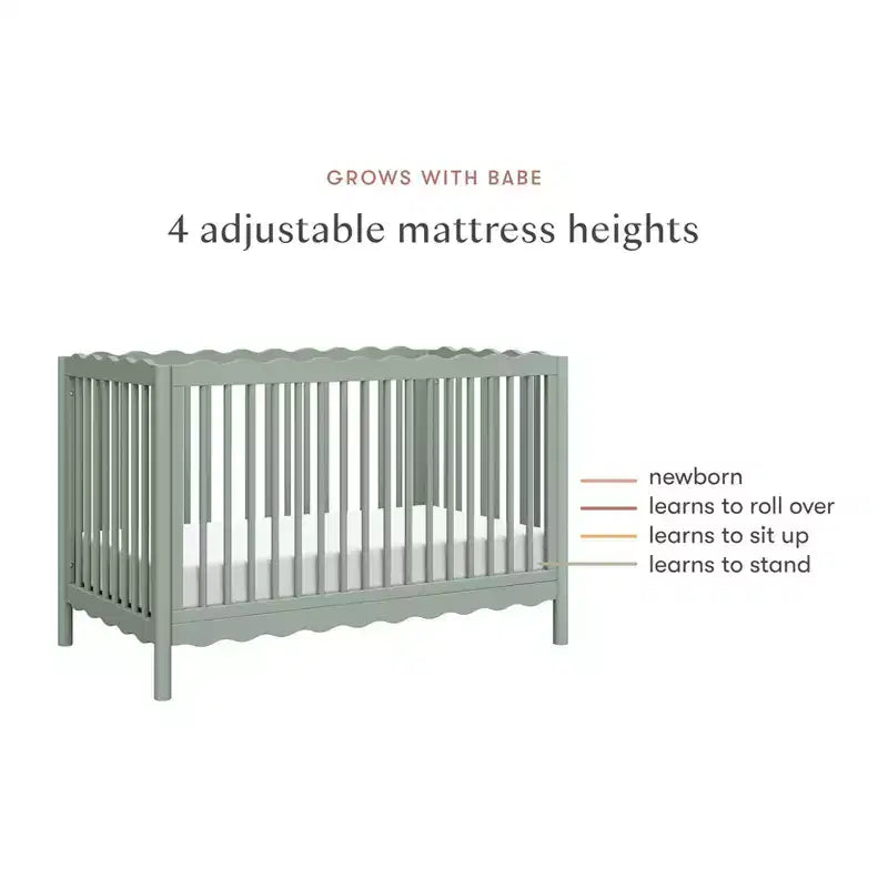 Lettino trasformabile Babyletto Swell 4-in-1 con kit di conversione in letto per bambini