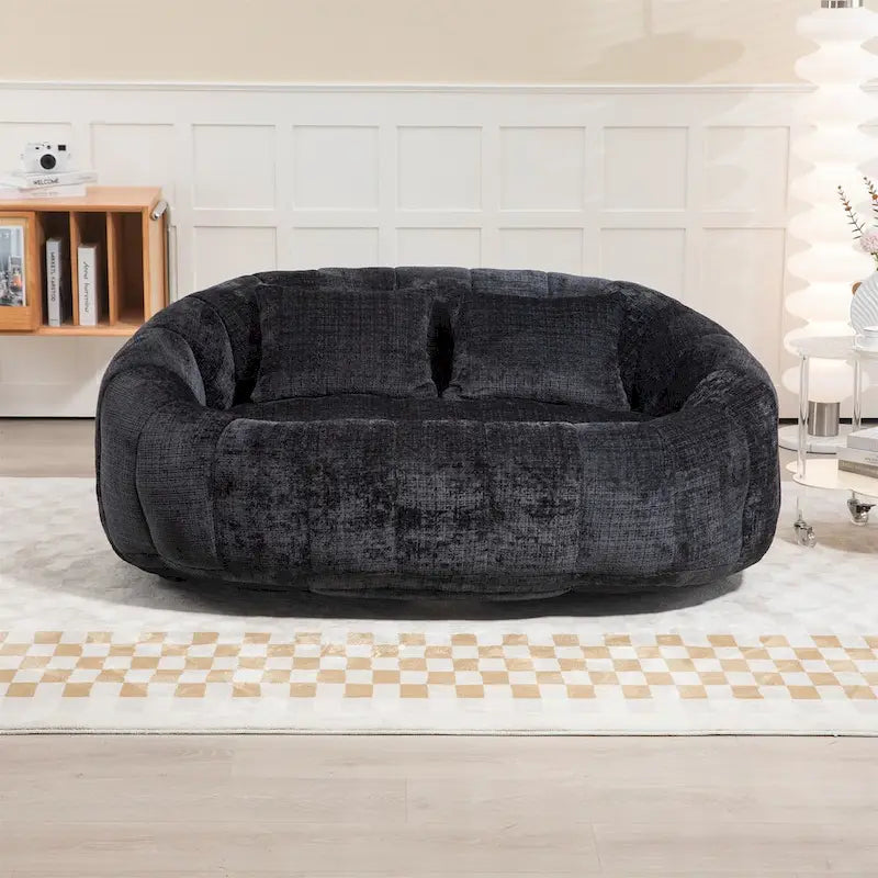Chenille Bean Bag Chair Lazy Sofa