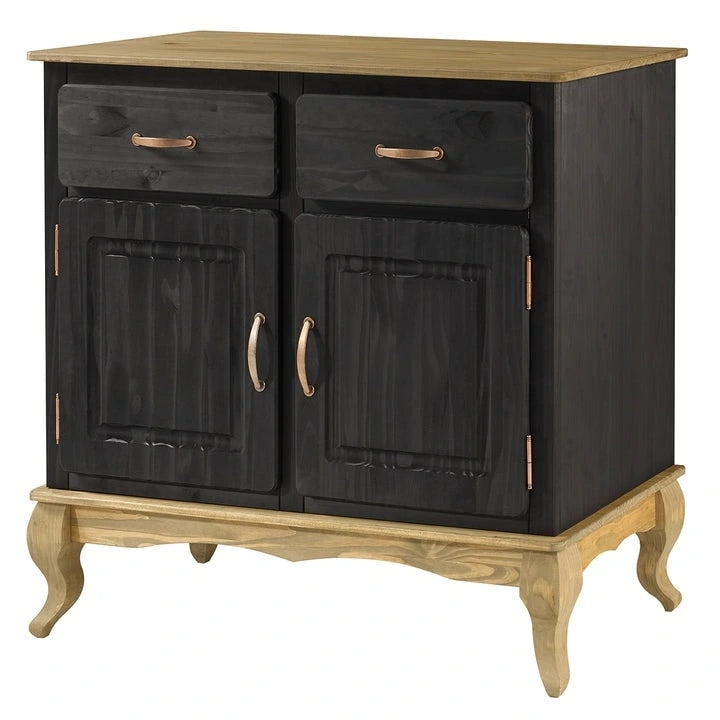 Credenza a buffet in legno verde