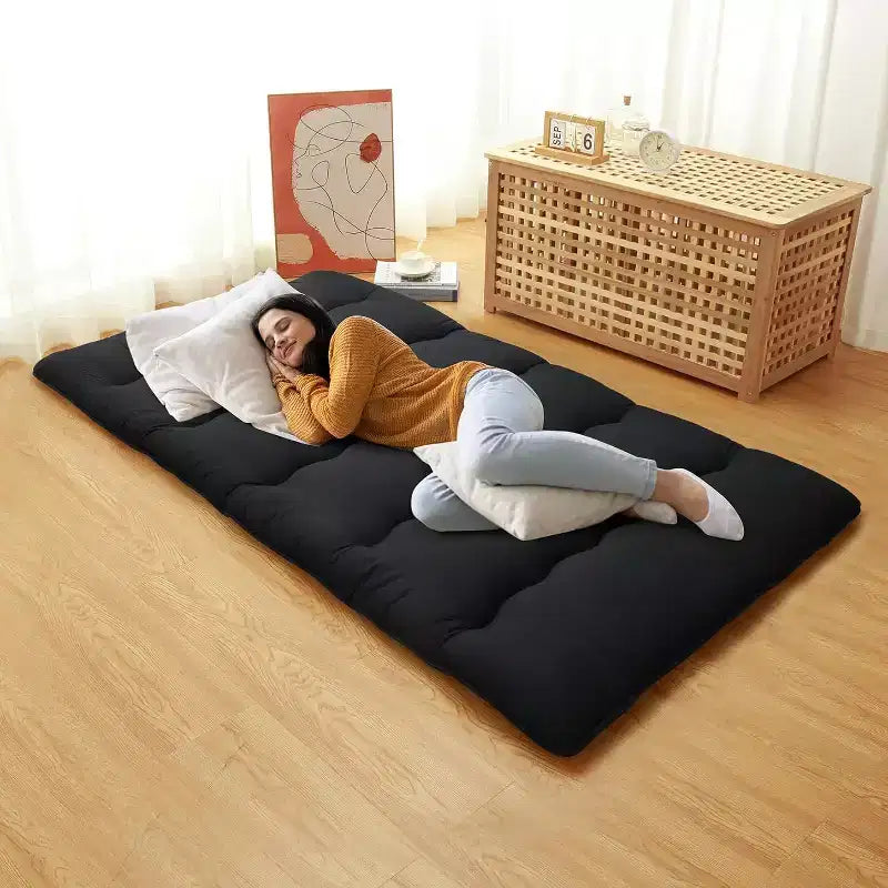 Colchão futon japonês, colchão dobrável para dormir no chão, esteira tatami para casa, colchão de campismo
