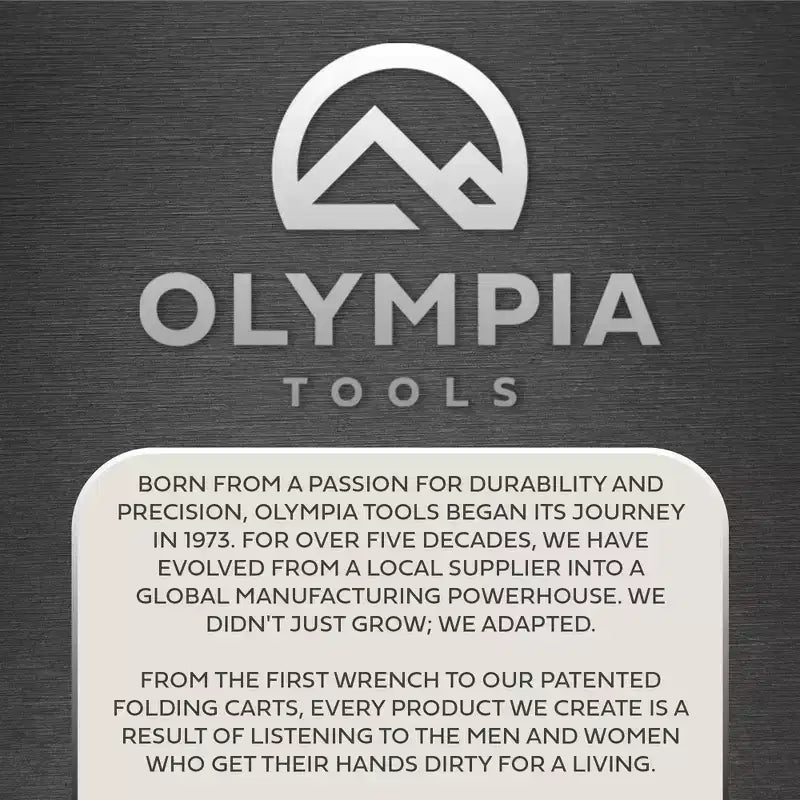 Banco da lavoro Olympia Tools da 60" in legno duro con finitura gommata, 4 cassetti, portata di 450 lb