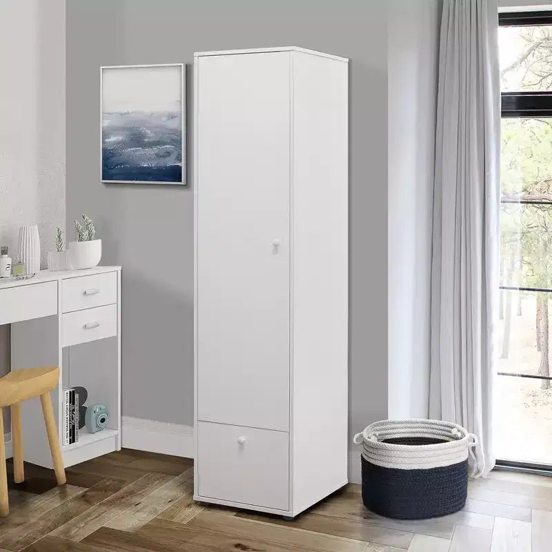 Armário de arrumação Corry da Kings Brand Furniture, branco