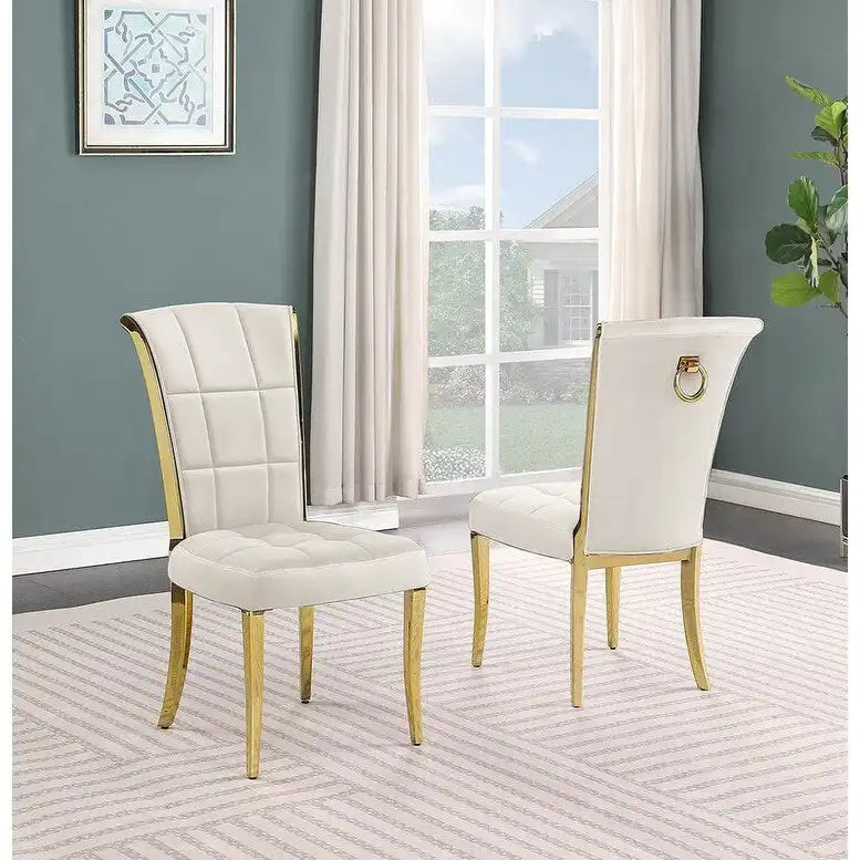 Conjunto de jantar redondo de 5 peças Best Quality Furniture D325-SC324-7