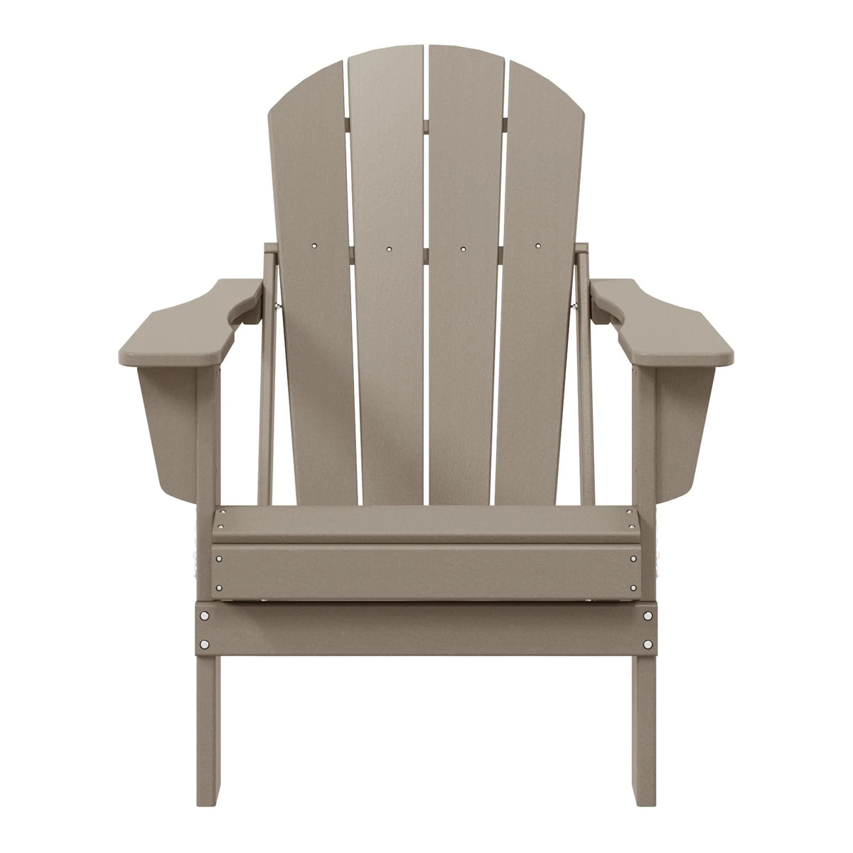 Polytrends Laguna Fade Resistant All Weather Outdoor Patio Folding Adirondack Chair