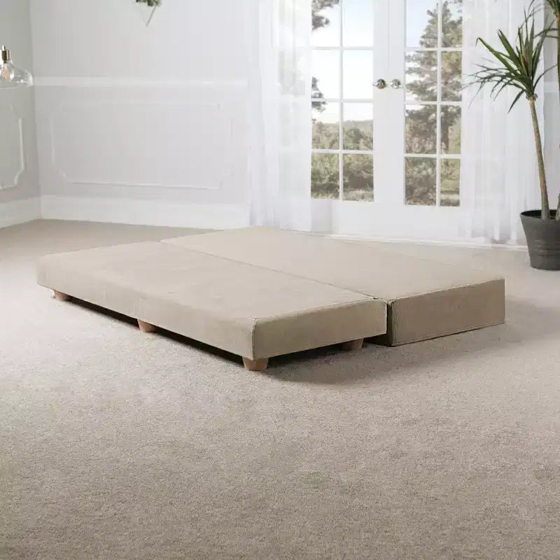 Letto da giorno / divano letto pieghevole matrimoniale - Microvelvet