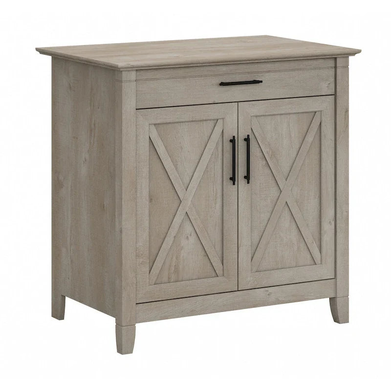 Bureau secrétaire Key West avec meuble de rangement, par Bush Furniture
