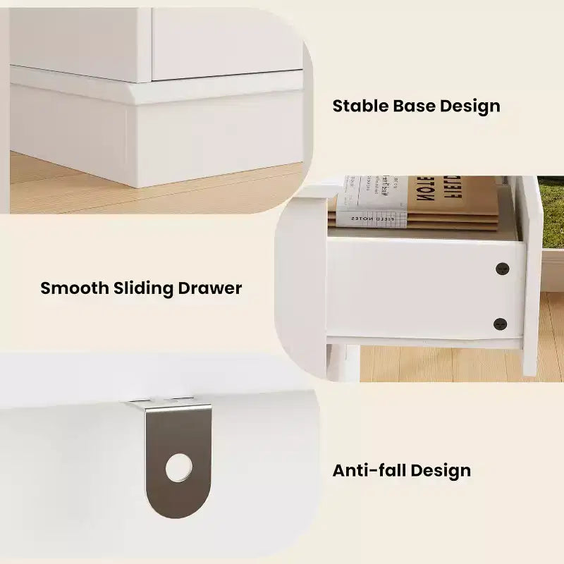 Meuble de rangement à 8 tiroirs, commode à tiroirs profonds, grande armoire à plateau large pour le salon, le couloir ou la chambre d’enfant