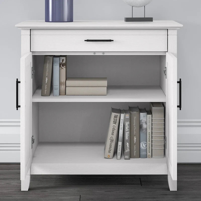 Bureau secrétaire Key West avec meuble de rangement, par Bush Furniture