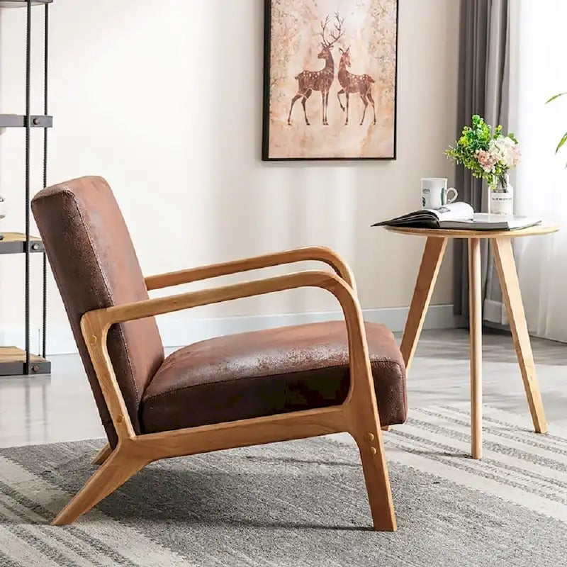 Fotel Glostrup w stylu vintage, inspirowany nowoczesnym wzornictwem połowy XX wieku