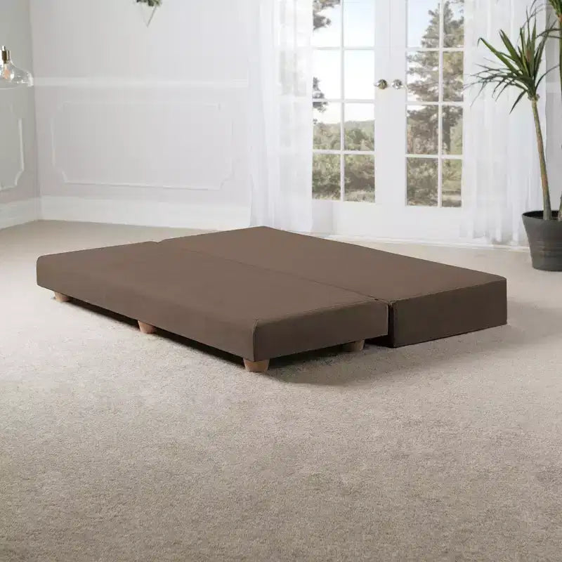 Letto da giorno / divano letto pieghevole matrimoniale - Microvelvet