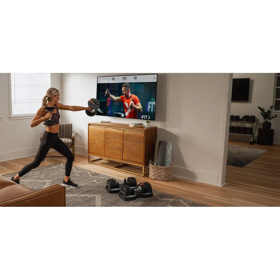 Set di manubri NordicTrack Select-a-Weight da 55 lb