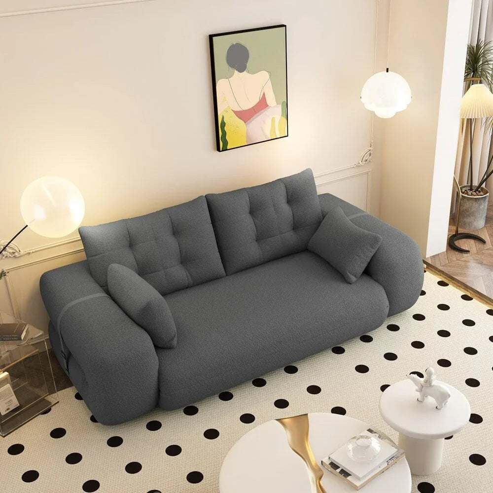 Divano letto pieghevole multifunzionale da 78,7 pollici
