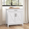 Bureau secrétaire Key West avec meuble de rangement, par Bush Furniture