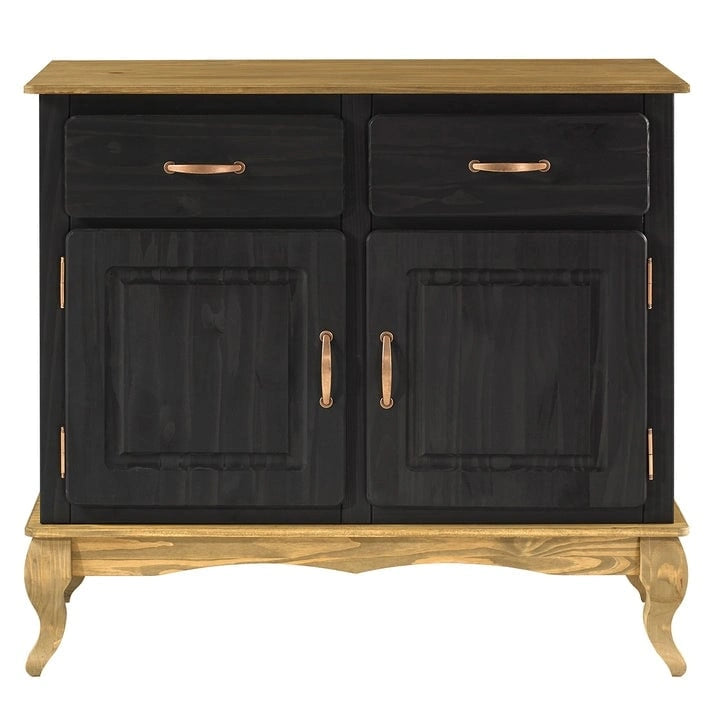Credenza a buffet in legno verde