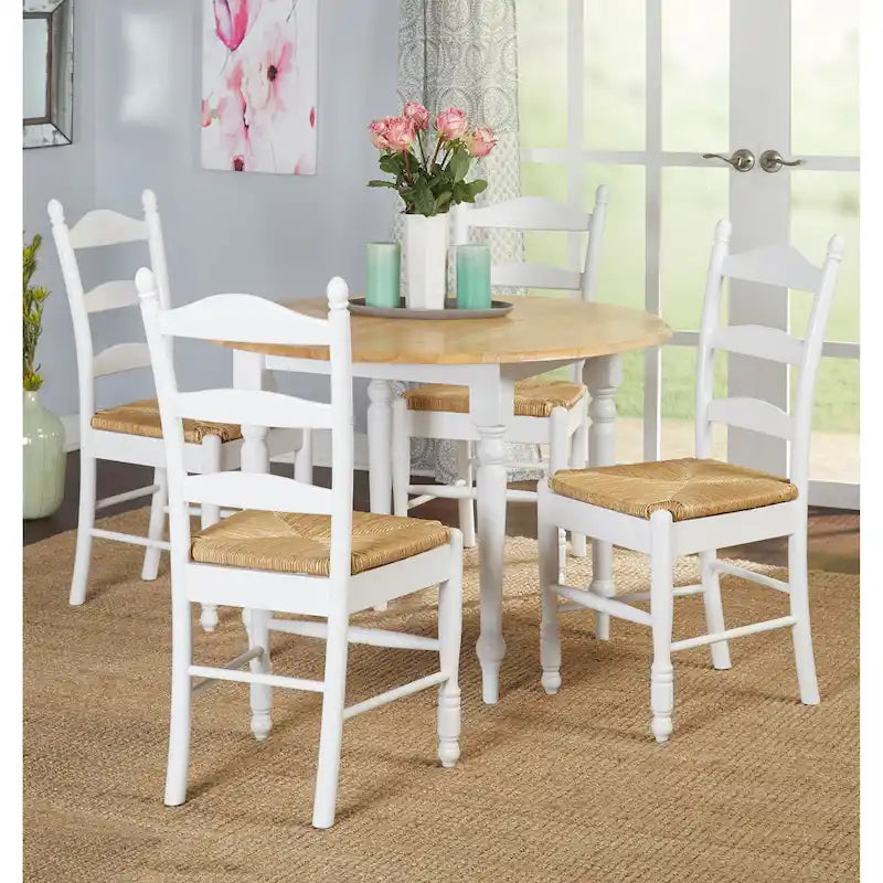 Chaise de salle à manger Jessie à dossier en échelle Simple Living (lot de 2)