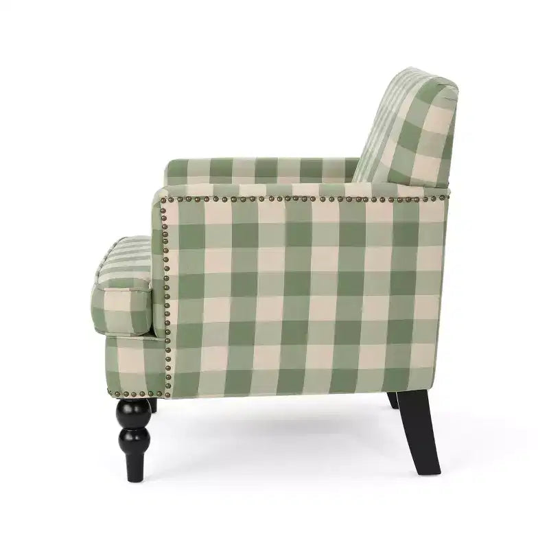Christopher Knight Home Harrison moderner Clubsessel mit Stoffbezug und Nagelkopfverzierung