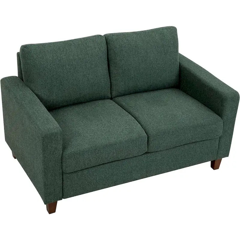 Miles modernes Zweisitzer-Sofa im Mid-Century-Stil mit wendbaren Rückenkissen, groß