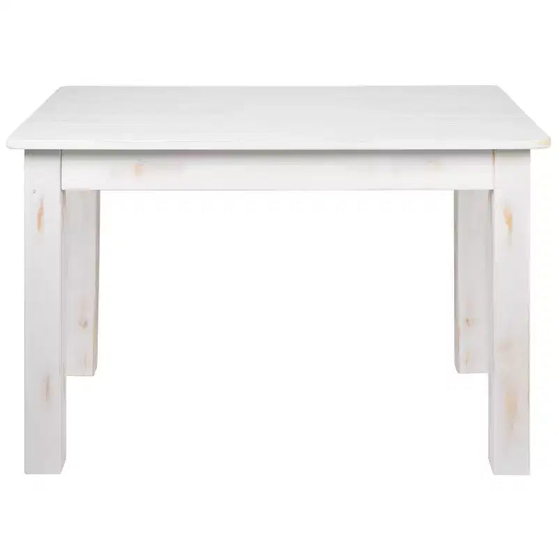 Tavolo da pranzo rettangolare in pino massello Flash Furniture, 46 x 30