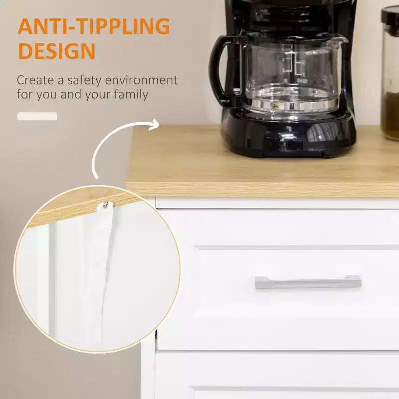 Aparador buffet de cozinha moderno com arrumação, ilha de cozinha, armário de sala de jantar, mobiliário de sala de estar