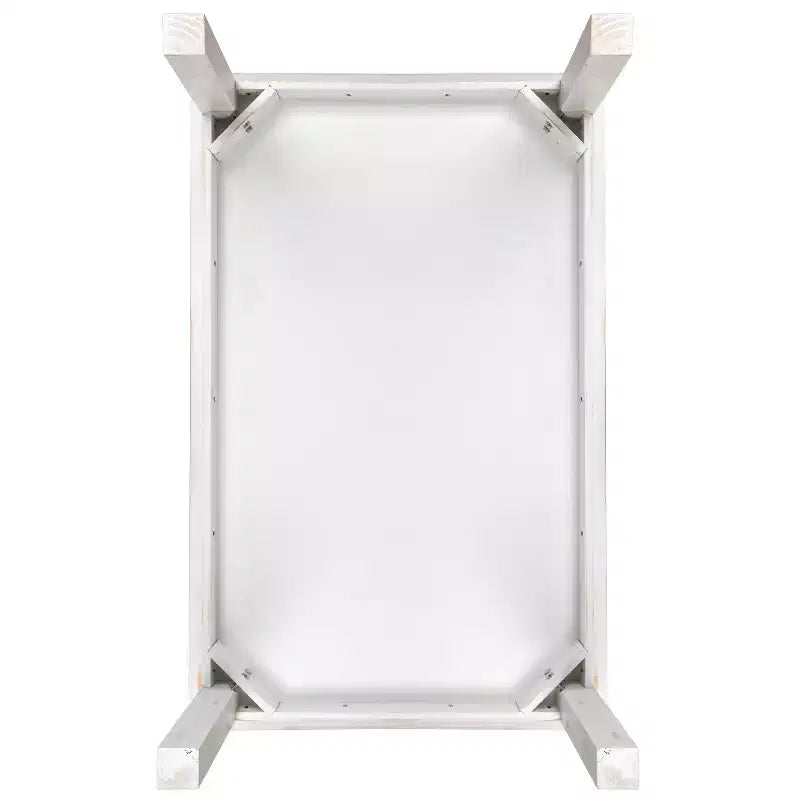 Tavolo da pranzo rettangolare in pino massello Flash Furniture, 46 x 30