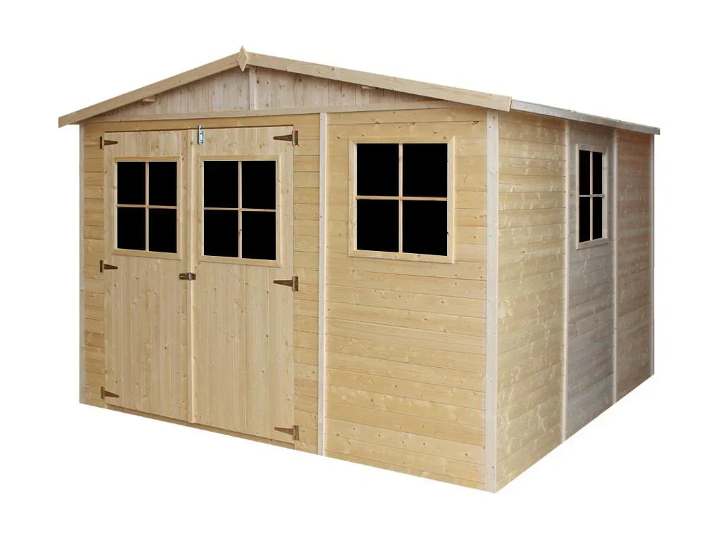 Gartenhaus aus Holz – Beige (m335)