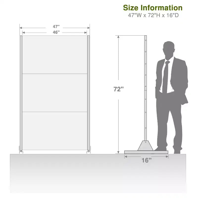 Schermo in acciaio zincato nero con motivo triangolare a V | 183A x 120L x 4P cm