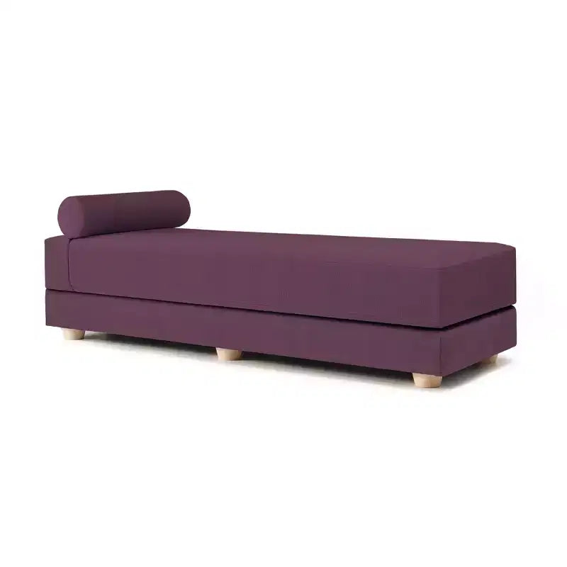 Letto da giorno / divano letto pieghevole matrimoniale - Microvelvet