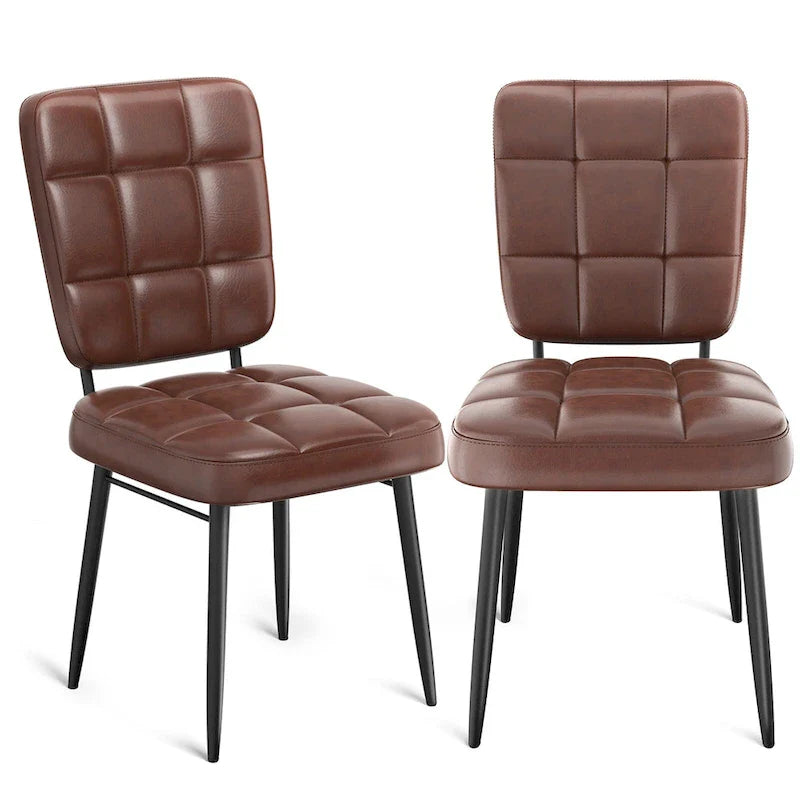 Chaises de salle à manger modernes, lot de 2/4/6/8, chaises de cuisine rembourrées avec coussin épais pour salle à manger