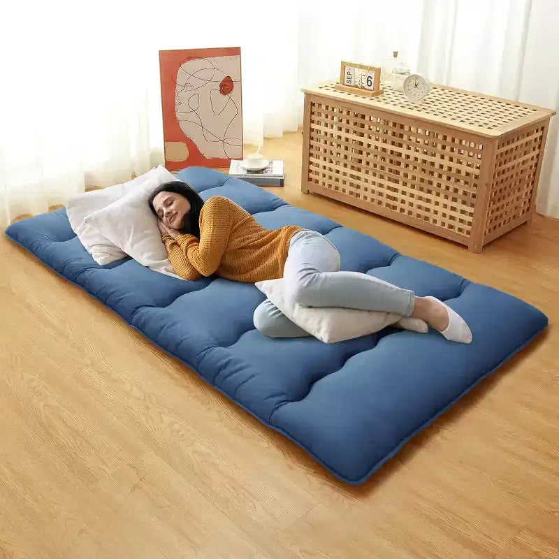 Colchão futon japonês, colchão dobrável para dormir no chão, esteira tatami para casa, colchão de campismo
