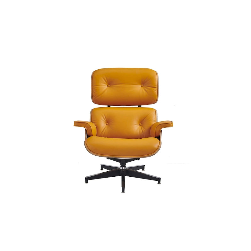 Mid Century Modern Leather Lounge Chair Armchair Recliner
