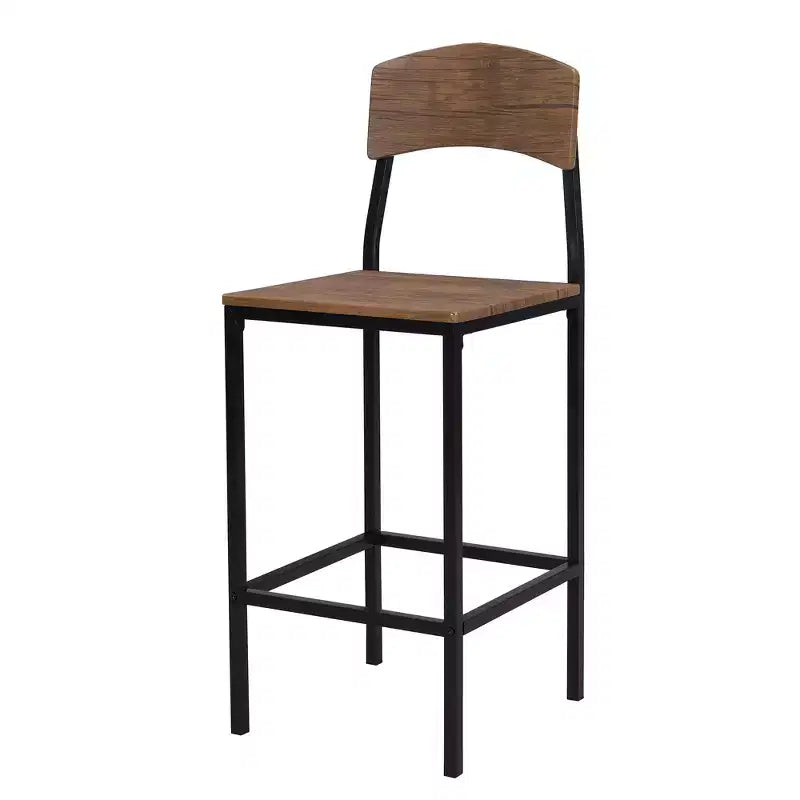 Conjunto de mesa de jantar Whisen Farmhouse de 5 peças, com altura de bancada, tampo rebatível e cadeiras de jantar