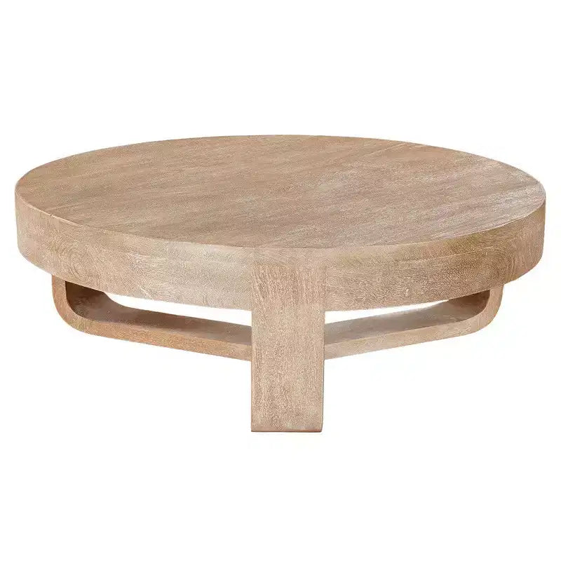 Kulatý konferenční stolek Royal Hampton 32 Inch s otevřenou podnoží ve tvaru saní