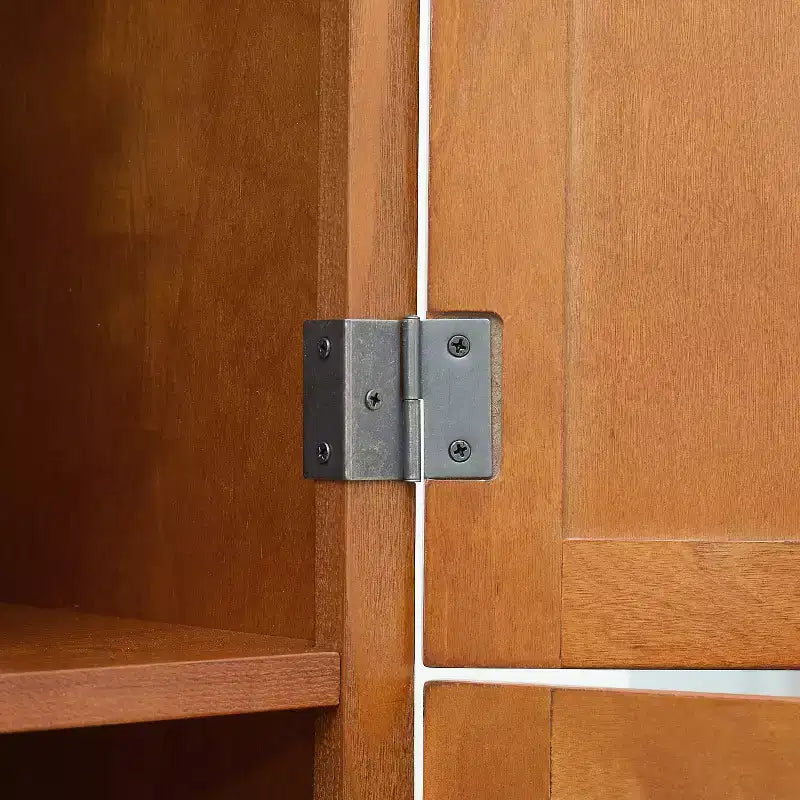 Armário alto de arrumação de 72 polegadas, com 8 portas e 4 prateleiras, para sala de estar, cozinha ou escritório