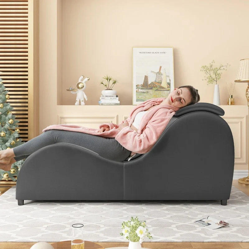Chaise de yoga d’intérieur Mixoy, chaise longue de yoga incurvée pour s’étirer, faire de l’exercice et se détendre