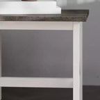 Tavolino da divano in legno massello stile rustico