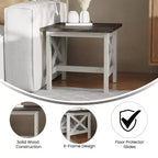 Tavolino da divano in legno massello stile rustico