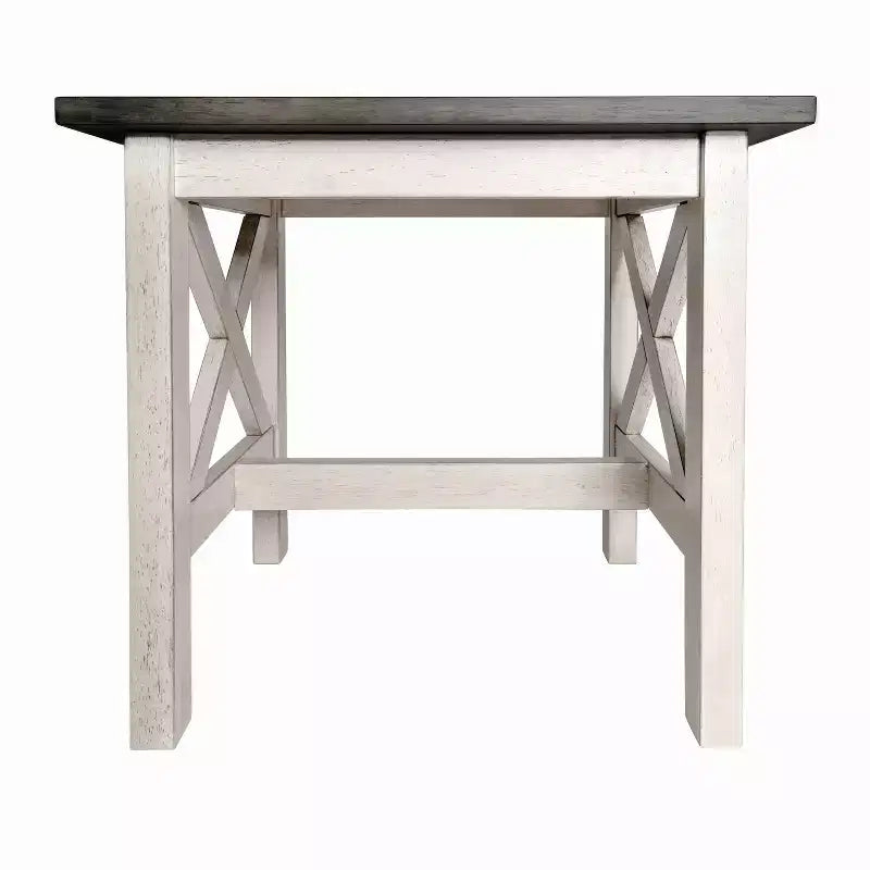 Tavolino da divano in legno massello stile rustico