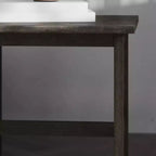 Tavolino da divano in legno massello stile rustico